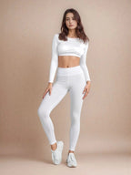 High-waisted seamless shaping leggings for women