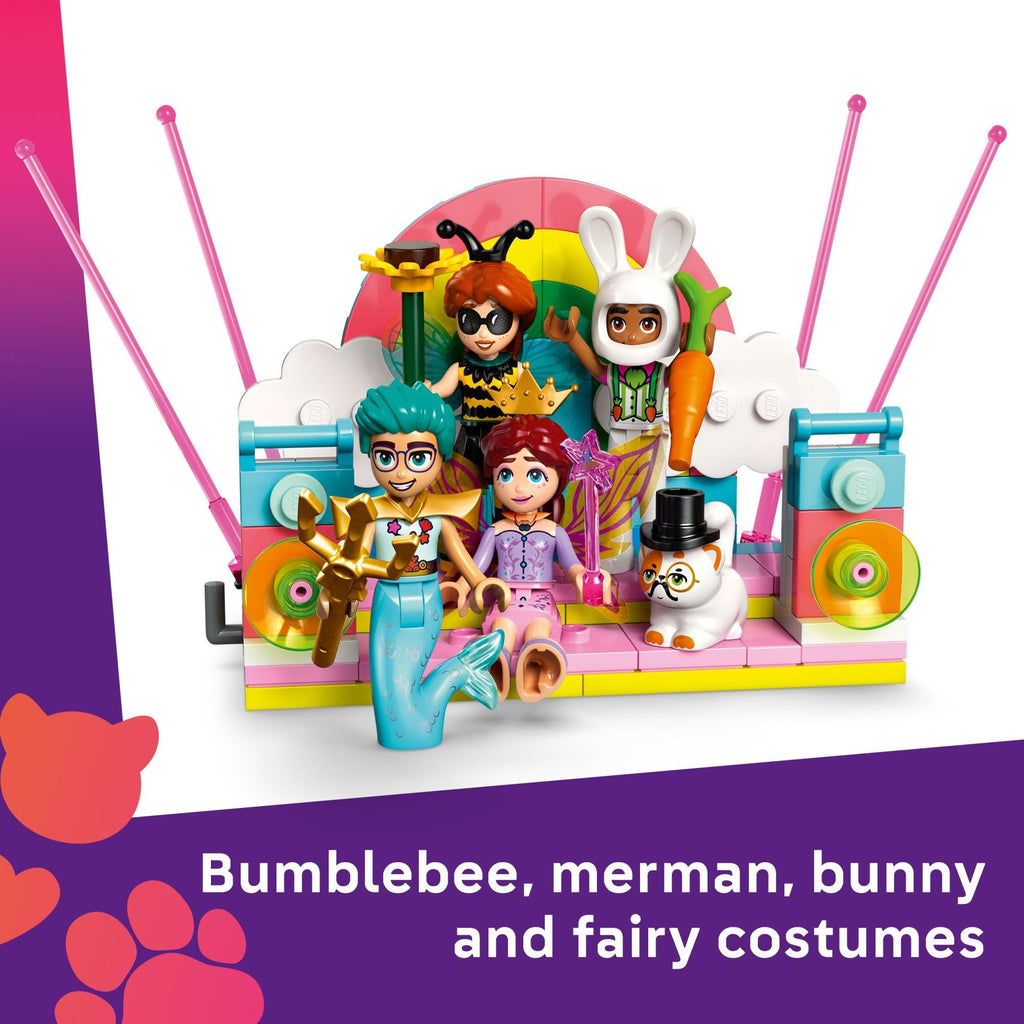 LEGO Friends Costume Party with Unicorn & Fairy (42661) – Interactive Pretend Play Set