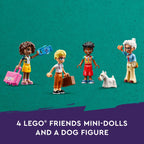 LEGO Friends Castle Bed and Breakfast Hotel – 1,311-Piece 3-Story Château with 4 Mini Dolls