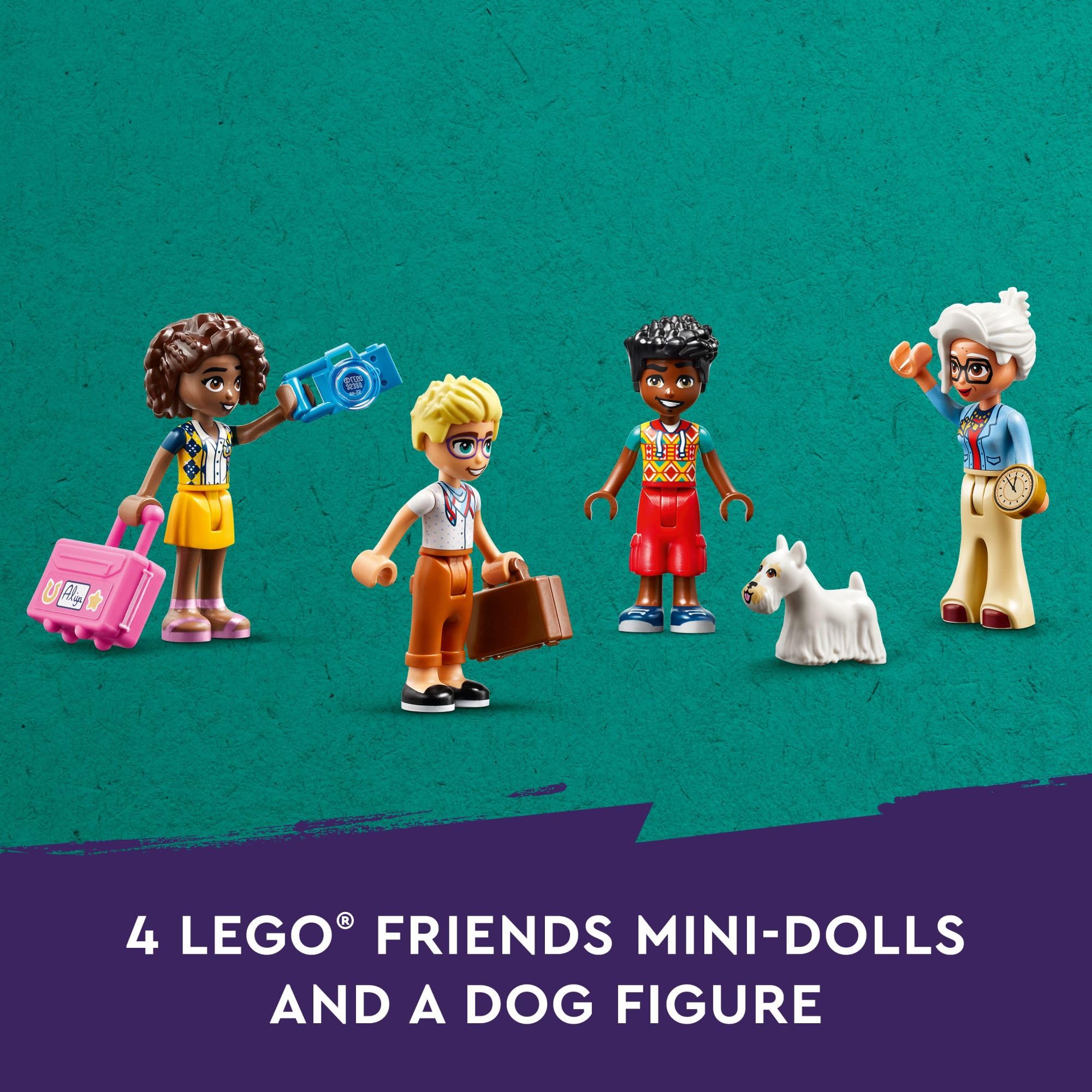 LEGO Friends Castle Bed and Breakfast Hotel – 1,311-Piece 3-Story Château with 4 Mini Dolls