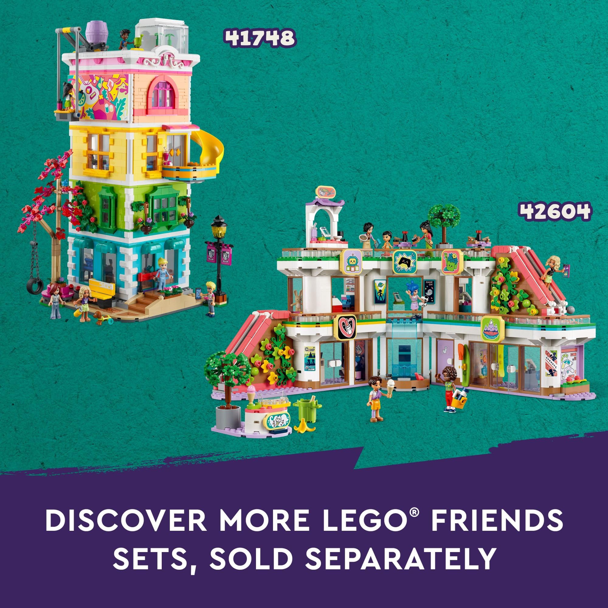 LEGO Friends Castle Bed and Breakfast Hotel – 1,311-Piece 3-Story Château with 4 Mini Dolls