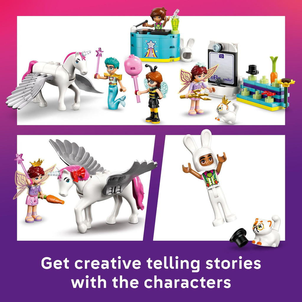LEGO Friends Costume Party with Unicorn & Fairy (42661) – Interactive Pretend Play Set