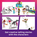 LEGO Friends Costume Party with Unicorn & Fairy (42661) – Interactive Pretend Play Set