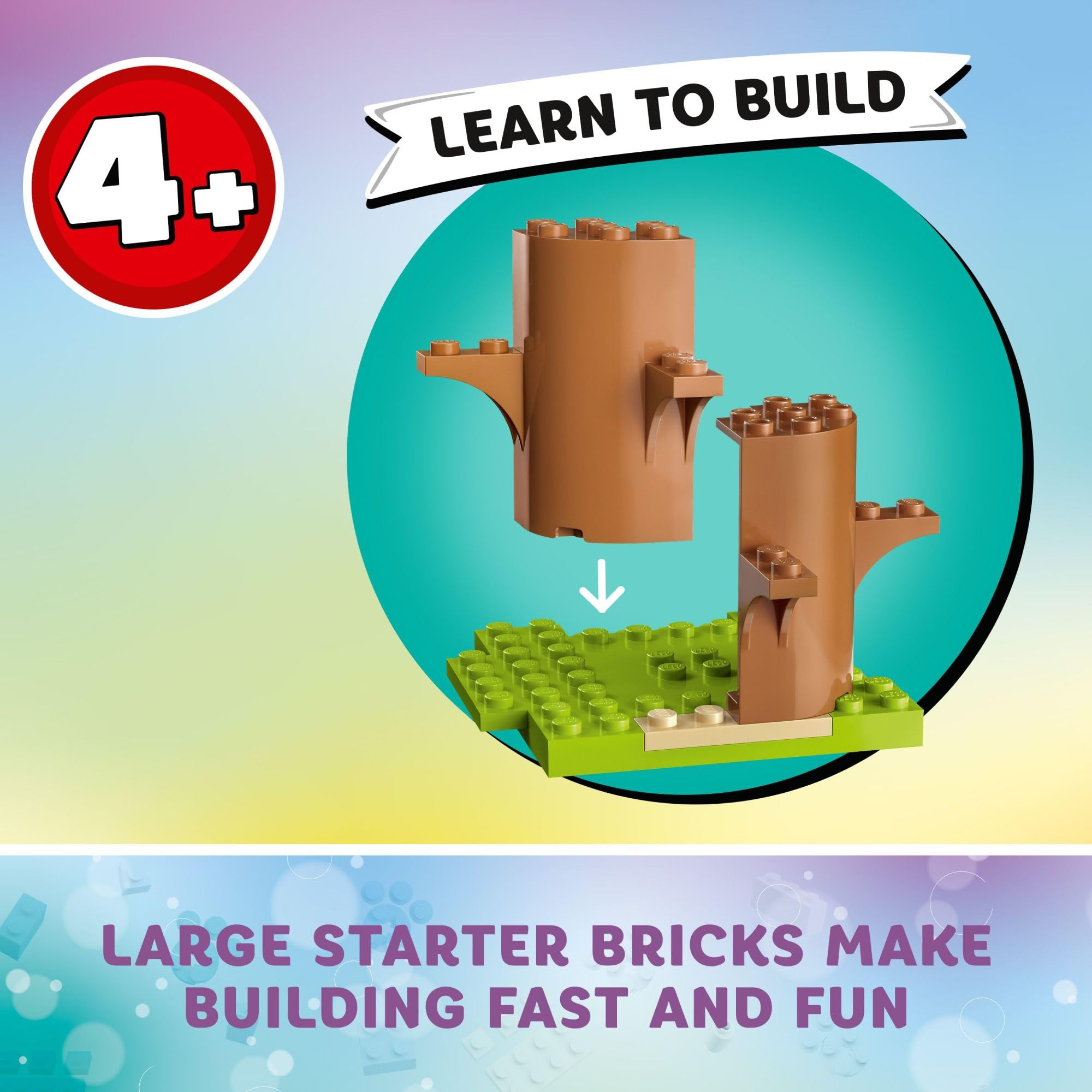 LEGO Gabby's Dollhouse Kitty Fairy’s Garden Party 10787 — Tree House, Swing & More for Ages 4+