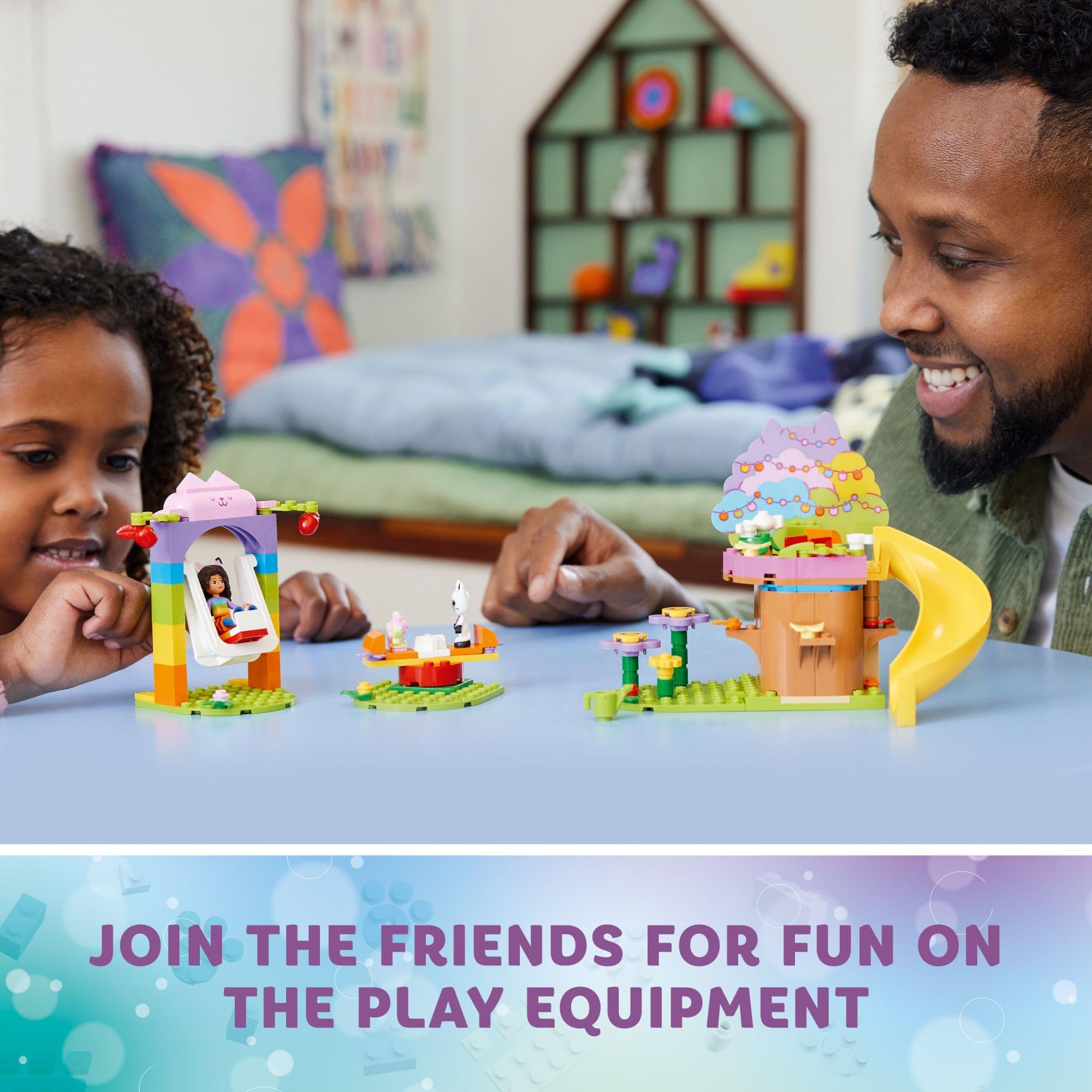 LEGO Gabby's Dollhouse Kitty Fairy’s Garden Party 10787 — Tree House, Swing & More for Ages 4+