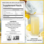LEMON & CO. Liquid Collagen for Women – 5000mg Marine Collagen, Organic Lemon & Vitamin C