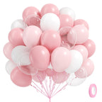 Leraqertra 60pcs Light Pink Balloons Kit for Weddings, Baby Showers & Parties