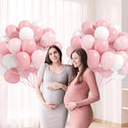 Leraqertra 60pcs Light Pink Balloons Kit for Weddings, Baby Showers & Parties