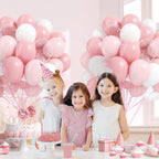Leraqertra 60pcs Light Pink Balloons Kit for Weddings, Baby Showers & Parties
