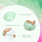 Leraqertra 60pcs Pink & Green Balloons 12in – Hawaiian Baby Shower & Birthday Party Decor