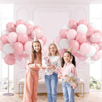 Leraqertra 60pcs Light Pink Balloons Kit for Weddings, Baby Showers & Parties