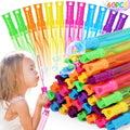 Letapapa Bubble Wand Set – 60 Pcs Bulk, Six Colors, Party Favors for Kids