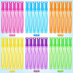 Letapapa Bubble Wand Set – 60 Pcs Bulk, Six Colors, Party Favors for Kids