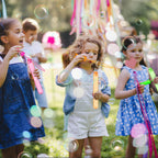 Letapapa Bubble Wand Set – 60 Pcs Bulk, Six Colors, Party Favors for Kids