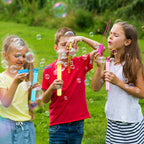 Letapapa Bubble Wand Set – 60 Pcs Bulk, Six Colors, Party Favors for Kids