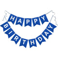 Letjolt Navy Blue Happy Birthday Banner - Nautical Party Decor 13pcs