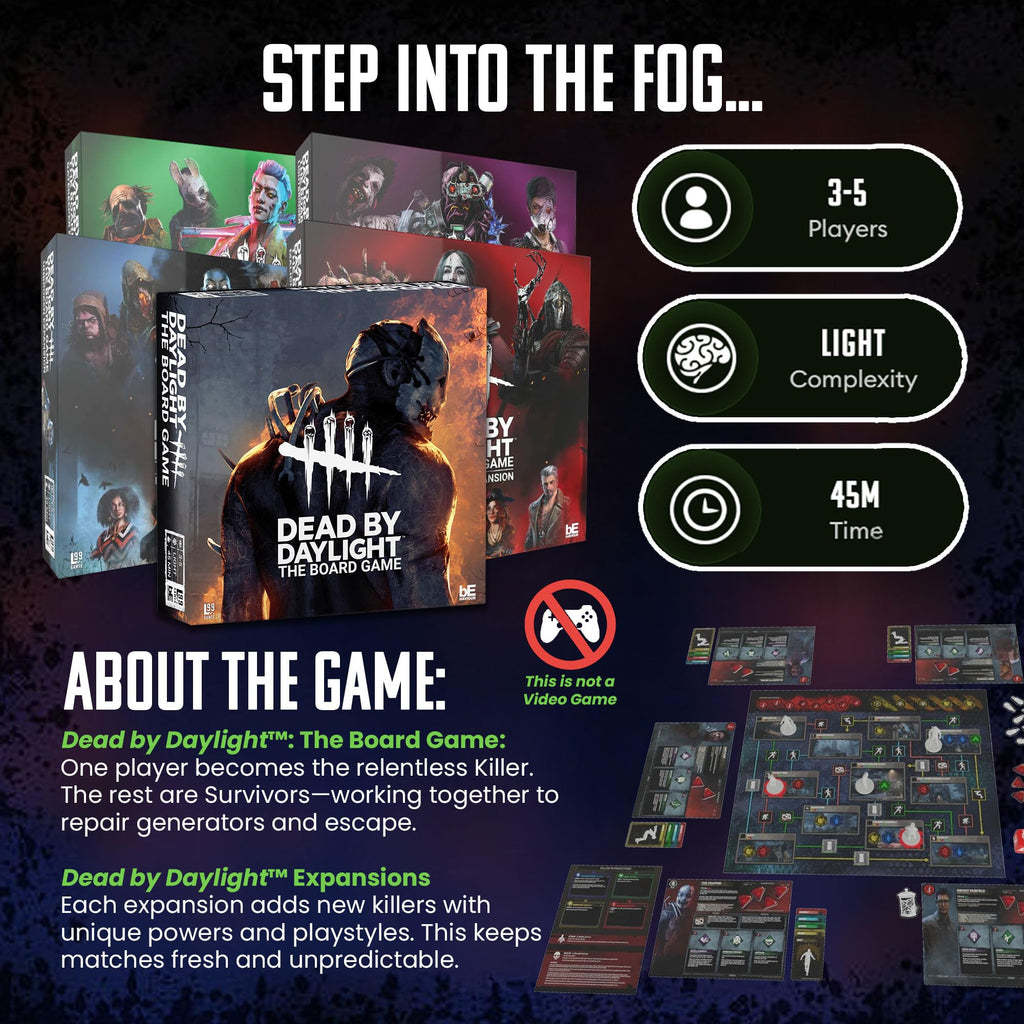 Dead by Daylight The Board Game | Horror Survival Strategy by Level 99 Games