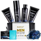 Le Vital Men's Grooming Kit - 7-Piece Luxury Bath & Body Gift Set