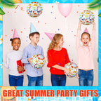 Leyndo 12 Pack Dinosaur Beach Balls - 20 cm, Bulk Pool & Beach Party Toys