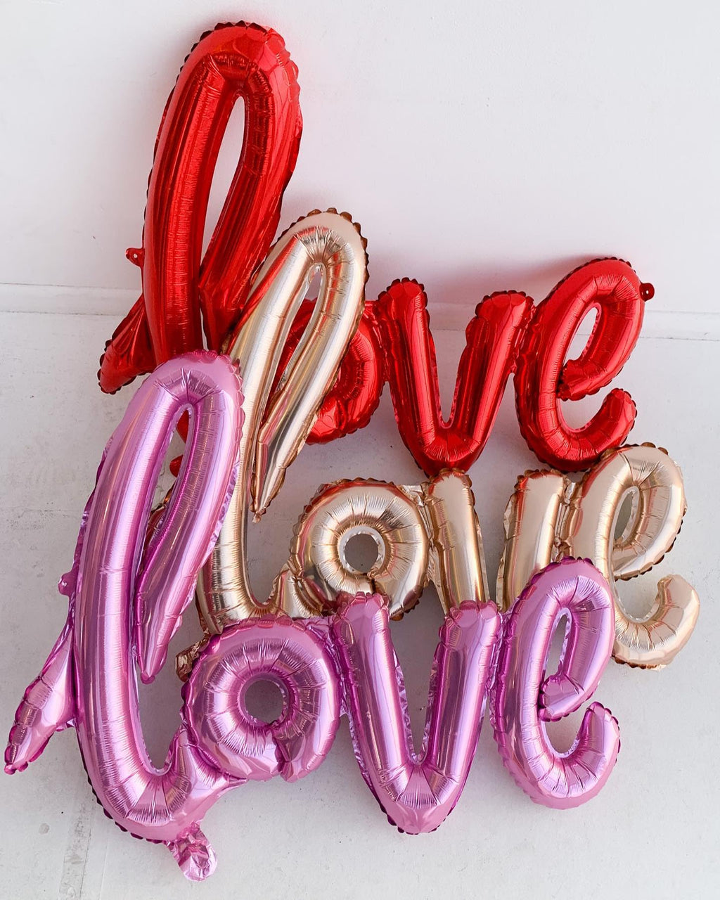 LHOAVWE 5 Pcs Pink Heart Balloons – Large Pink Love Balloon and Pink Heart Balloons for Valentines Day Weddings and Parties