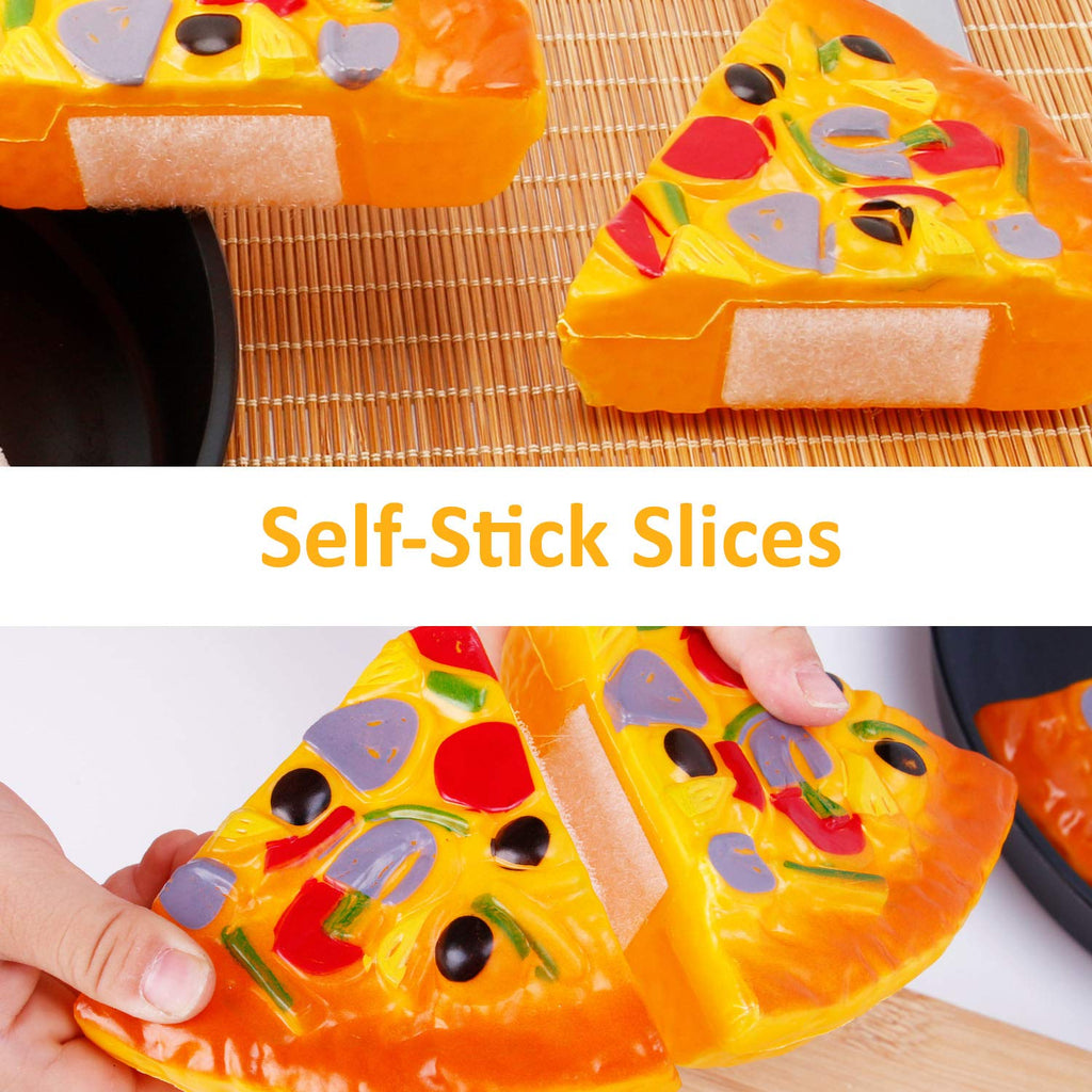 Liberty Imports 11 Pcs Pizza Party Toy Play Set – Slice, Serve & Pretend Play for Kids