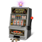 Liberty Imports Lucky Sevens Jumbo Slot Machine Toy Piggy Bank – Flashing Lights & Jackpot Sounds