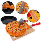 Liberty Imports 11 Pcs Pizza Party Toy Play Set – Slice, Serve & Pretend Play for Kids