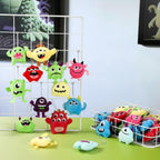 Libima 90 Pcs Valentine Mini Plush Keychains — Cute Devil Design Party Favors