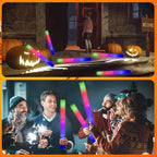 LifBetter 70 Pcs Foam Glow Sticks – 3-Mode LED Party Lights
