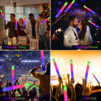 LifBetter 70 Pcs Foam Glow Sticks – 3-Mode LED Party Lights