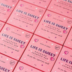 Life Is Sweet Shampoo Bar für alle Haartypen – Vegan. Mit Rhabarberduft