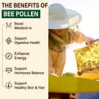 LILICARE Digestive Health & Weight Bee Pollen Organic 1000mg, w/Probiotics, Prebiotics & Turmeric, Bee Pollen Gummies Rich in B-Vitamin, Antioxidants, Amino Acids, for Digestive, Weight & Energy