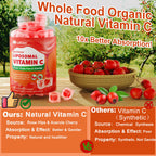 LILICARE Liposomal Vitamin C 1000mg Gummies – Immune Support, Organic, Sugar Free, 2-Pack