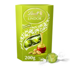 8 x Lindt Lindor Pistachio Truffles Box Cornet - 200GM