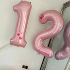 Lingqiang 40in Pastel Pink Number 15 Balloon – Giant 1 & 5 Foil Balloons for Birthday & Party Decor