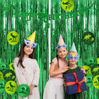 LINHAXM 166 PCS Dinosaur Birthday Decorations Kit – Plates, Cups, Banner, Tablecloth, Balloons for 20