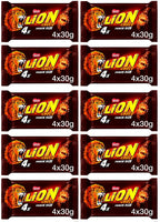 10 x Lion Milk Chocolate Bar Multipack 30G 4 Pack