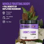 FreshCap Mushrooms Lions Mane Supplement Powder – 14,000mg per Serving, Organic Lions Mane Extract for Focus & Memory (60 Servings)