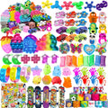 Liovccty 128 Pcs Kids Party Favors – Fidget Toys, Pinata Fillers & Prize Box Prizes