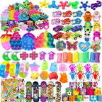 Liovccty 128 Pcs Kids Party Favors – Fidget Toys, Pinata Fillers & Prize Box Prizes