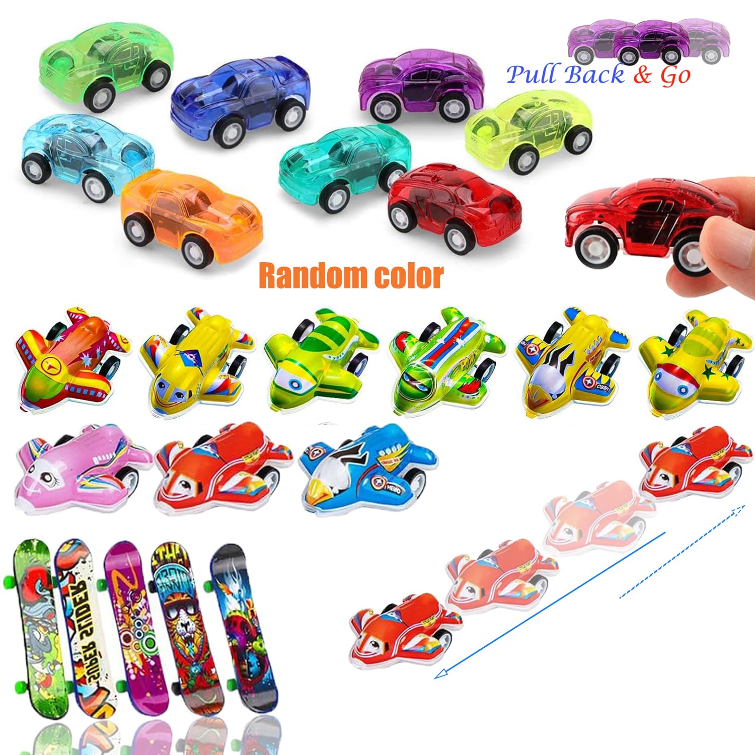 Liovccty 128 Pcs Kids Party Favors – Fidget Toys, Pinata Fillers & Prize Box Prizes
