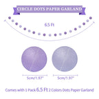 LITAUS Purple Birthday Decorations Kit - 16-Piece Set with Pre-Strung Banner, Honeycomb Balls, Garland & Swirls
