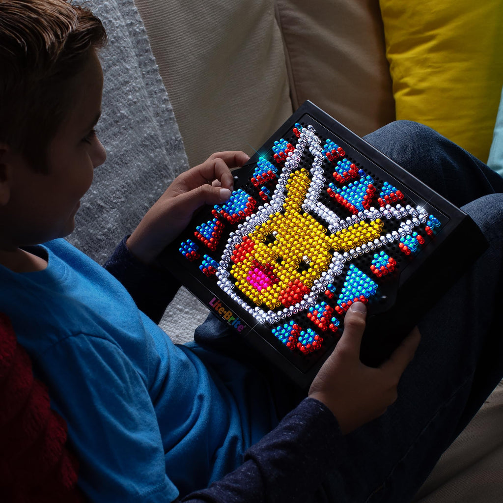 Lite Brite Super Bright HD Pokemon Edition – Creative Light-Up Screen for Kids