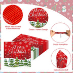 Litmitfu 40 Pcs Merry Christmas Napkins — 13-Inch 3-Ply Red Xmas Tableware for Holiday Celebrations