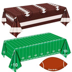 Litmitfu 2 Pack Football Tablecloths – 54x108 in Waterproof Table Cover