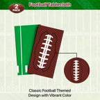 Litmitfu 2 Pack Football Tablecloths – 54x108 in Waterproof Table Cover