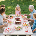Litmitfu Cherry Birthday Decorations – 40 Pcs Plates & Napkins Set (Serves 20)
