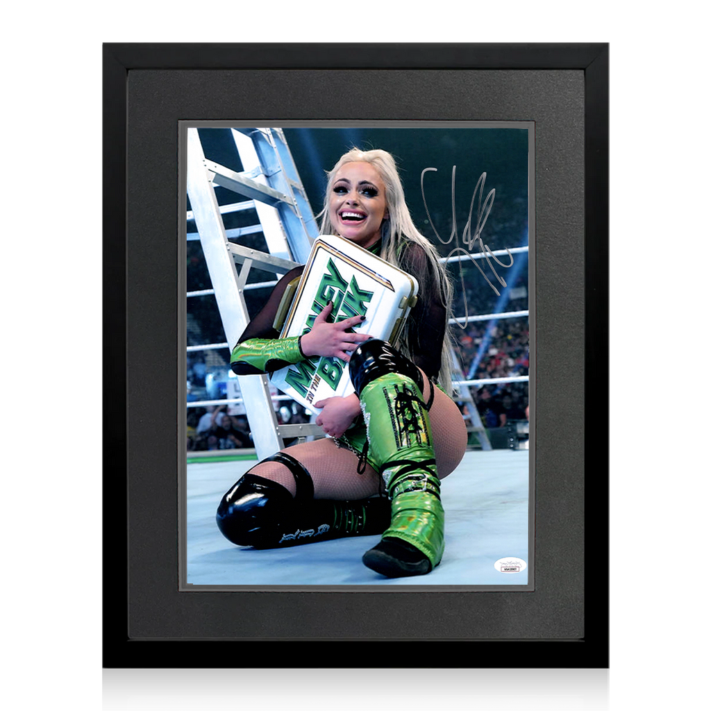 Liv Morgan Signed Image Deluxe Mount Frame (JSA)
