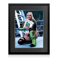 Liv Morgan Signed Image Deluxe Mount Frame (JSA)