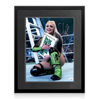 Liv Morgan Signed Image Deluxe Mount Frame (JSA)